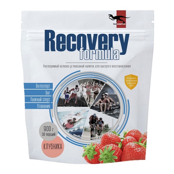 yarOsport_ru Recovery formula, 900 гр, клубника ASN